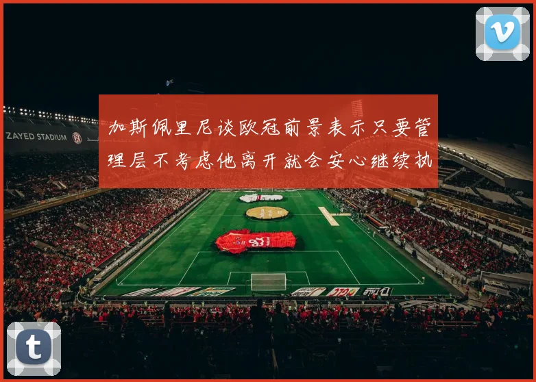 加斯佩里尼谈欧冠前景表示只要管理层不考虑他离开就会安心继续执教